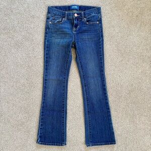 Old Navy Girls Bootcut Jeans Size 7 Regular Stretch Denim